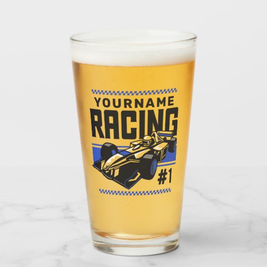 Verre Pilote de course rapide de l'équipe de course pers (Devant (rempli))