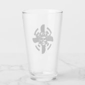 Verre Pilote de crâne et hélice, Aviation Cool (Dos)