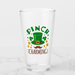 Verre Pinch Charming Funny Jour de la Saint Patrick Homm