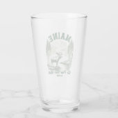 Verre Pine Tree State Moose and River Artwork (Dos)