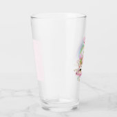 Verre Pink Gold UNICORN Fleurs arc-en-ciel Filles NOMMÉE (Droite)
