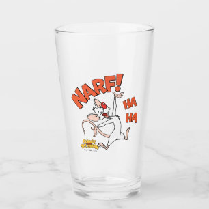 Verre Pinky et le cerveau Pinky "Narf !"