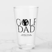 Verre Pint Cool tendance "GOLF DAD" (Devant)