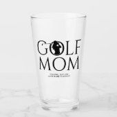 Verre Pint Cool tendance "GOLF MOM" (Devant)