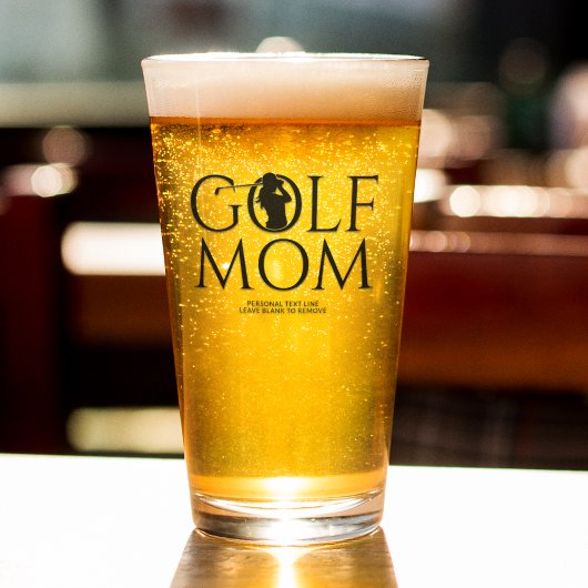Verre Pint Cool tendance "GOLF MOM"