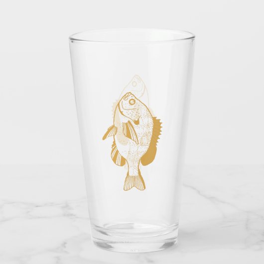 Verre Pint de poisson soleil (Dos)