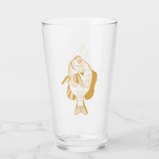 Verre Pint de poisson soleil (Devant)
