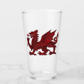 VERRE PINT DRAGON WELSH (Devant)
