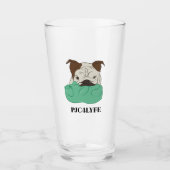 Verre Pint Glass Chili (Devant)