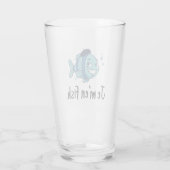 Verre Pint Glass - Je m'en fish (Dos)