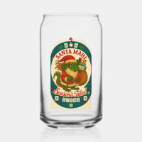 Verre Pint Santa Mahj - À votre santé !