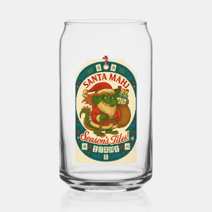Verre Pint Santa Mahj - À votre santé !