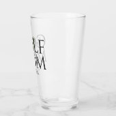 Verre Pint vert Cool tendance "GOLF MOM" (Gauche)
