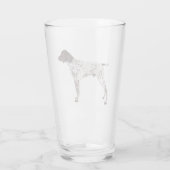 VERRE PINTRE ALLEMAND COULEUR -VERRE PINT 16 OZ (Dos)