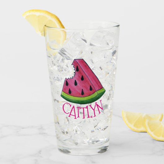 Verre Pique-nique de Melon de melon rose juteux (Devant glace)