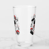 Verre Pirate Skull avec Sabres croisés (Gauche)