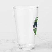 Verre Piste de feuilles de chêne (Droite)