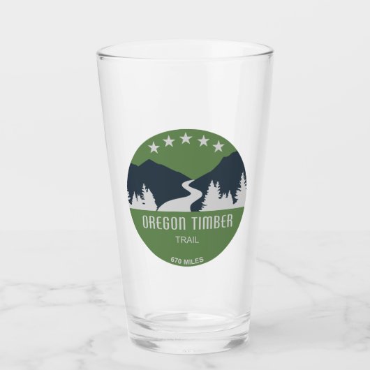 Verre Piste du bois de l'Oregon (Devant)