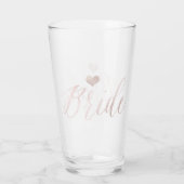Verre PixDezines BLUSH PINK, BRIDE (Dos)