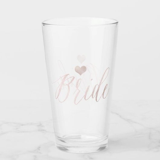 Verre PixDezines BLUSH PINK, BRIDE (Dos)