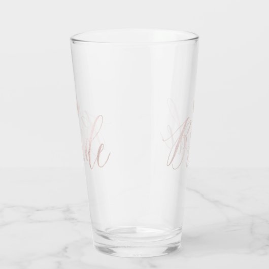 Verre PixDezines BLUSH PINK, BRIDE (Droite)