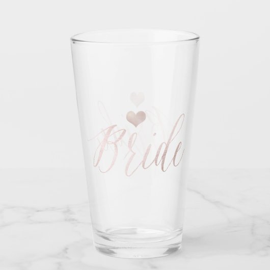 Verre PixDezines BLUSH PINK, BRIDE (Devant)