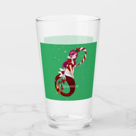 Verre Pixie de Noël Mermaid Thunder_Cove (Devant)