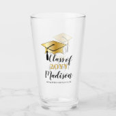 Verre Plafond de graduation - Tassel Black Gold Class de (Devant)