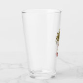 Verre Plage simple tropicale Palmiers Dessin été (Droite)