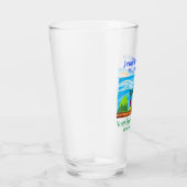 Verre Plage Tropical Destination Mariage Favor Pint (Droite)
