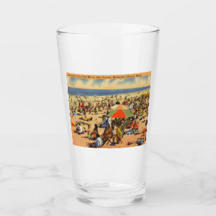 Verre Plage vintage de Nantasket, Hull, Massachusetts