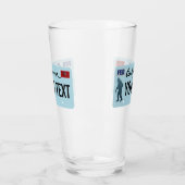 Verre Plaque de licence California Sasquatch (Gauche)