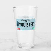 Verre Plaque de licence Oregon Sasquatch (Dos)