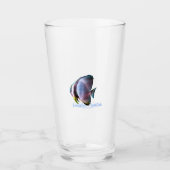 Verre Platax à longue nageoire découpé (Devant)