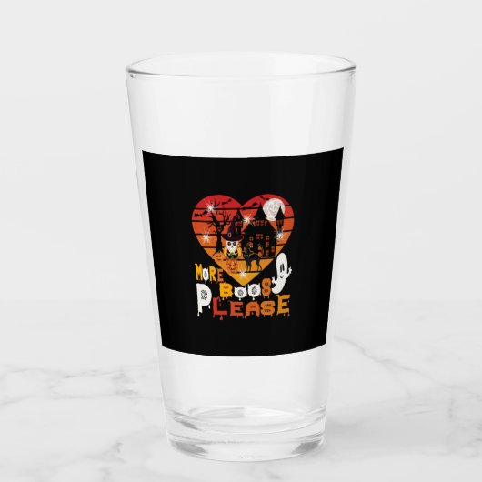 Verre Please d'Halloween More Boos (Devant)