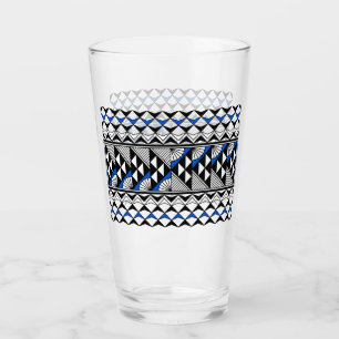 Verre Pluie et soleil en bleu