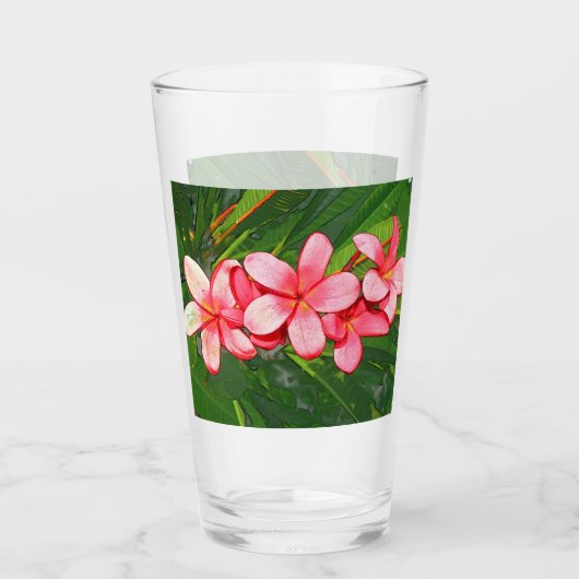 Verre Plumeria (Devant)