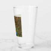 Verre Plumes de queue de paon (Gauche)