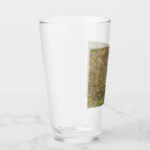 Verre Plumes de queue de paon (Droite)