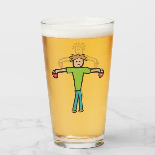 Verre Poids russe (Devant (rempli))