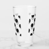 Verre Point Polka noir et blanc (Droite)