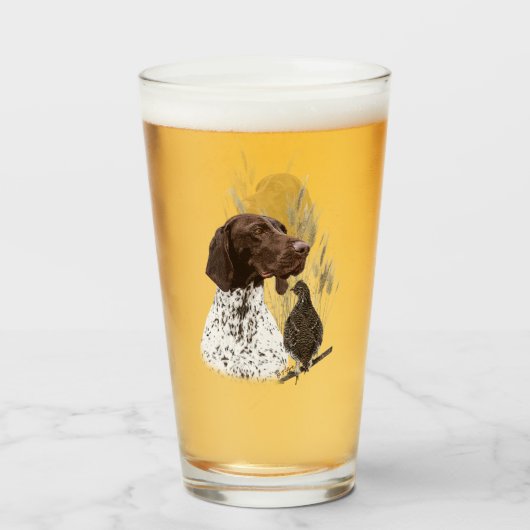 Verre Pointeurs germains (GSP) (Devant (rempli))
