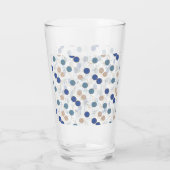 Verre Points de couleur de sable de plage (Dos)