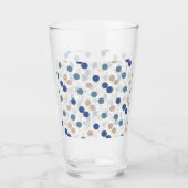 Verre Points de couleur de sable de plage (Devant)