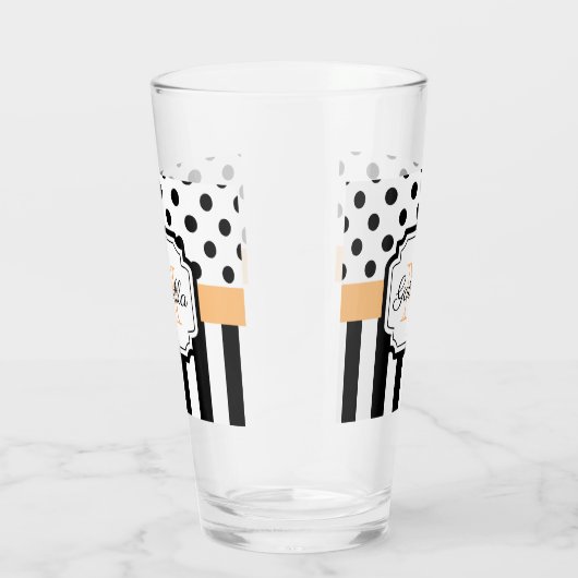 Verre Points et bandes (Droite)