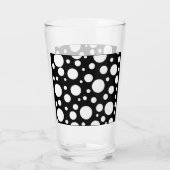 Verre Pois blancs sur noir | (Dos)
