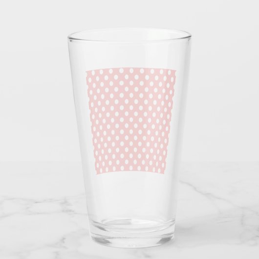 Verre Pois rouges et blancs (Dos)