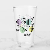 Verre Poisson amusant, poisson, mer, poisson zodiaque, c (Devant)