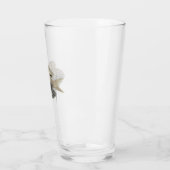 Verre Poisson argent et or scintillant (Gauche)