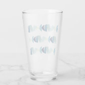 Verre Poisson bleu de natation Abstraite (Dos)